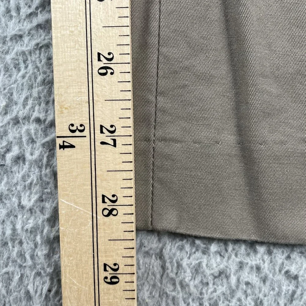 J.Crew Dress Pants Mens 34x30 Tan 100% Cotton Trousers - Picture 6 of 7